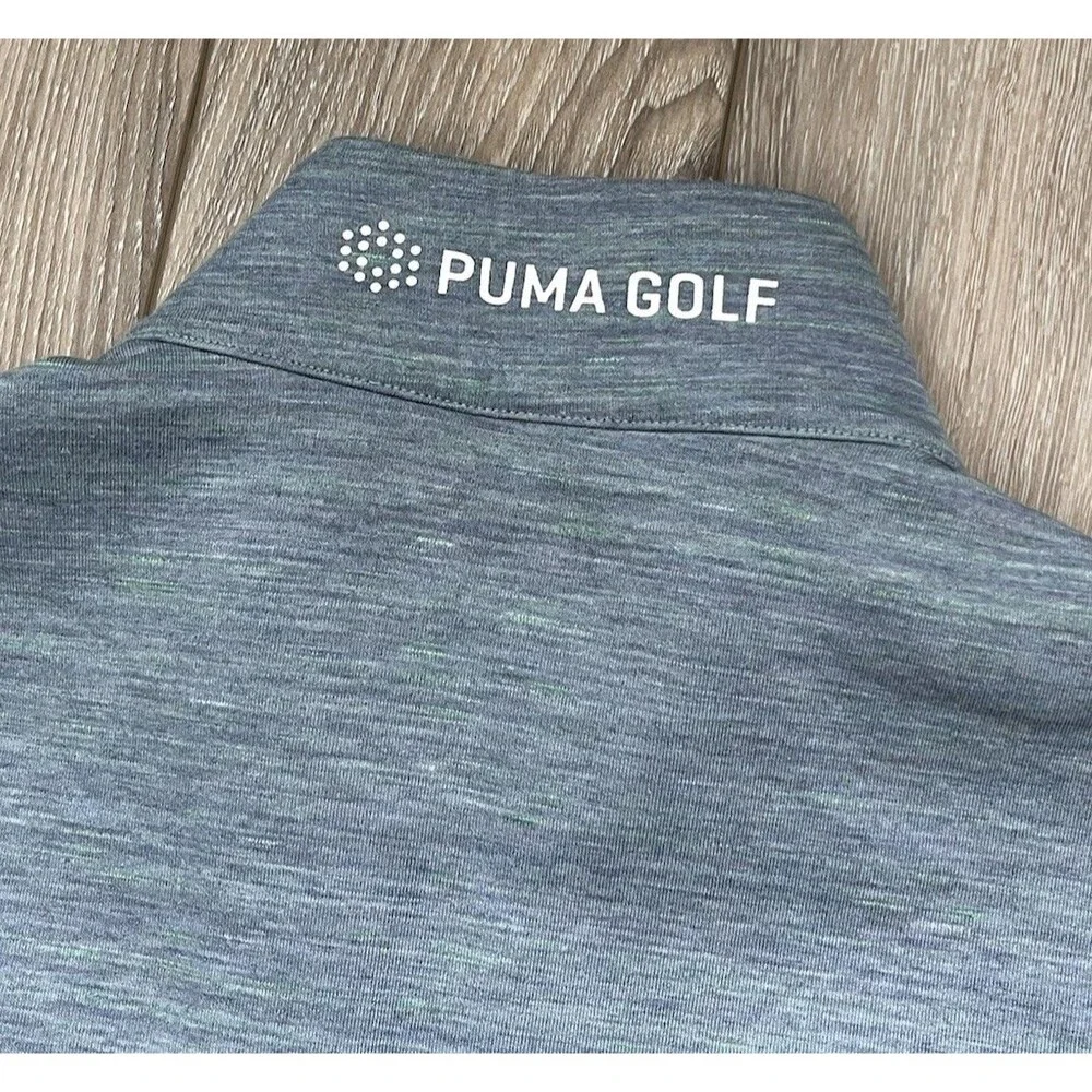 PUMA Golf Full Zip Green Heavyweight Jacket Mens Sz Medium